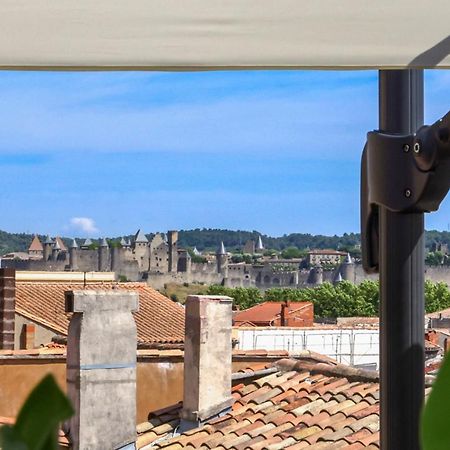 La Terrasse Tapaja Vue Conciergeriedamecarcas Apartment Carcassonne Luaran gambar
